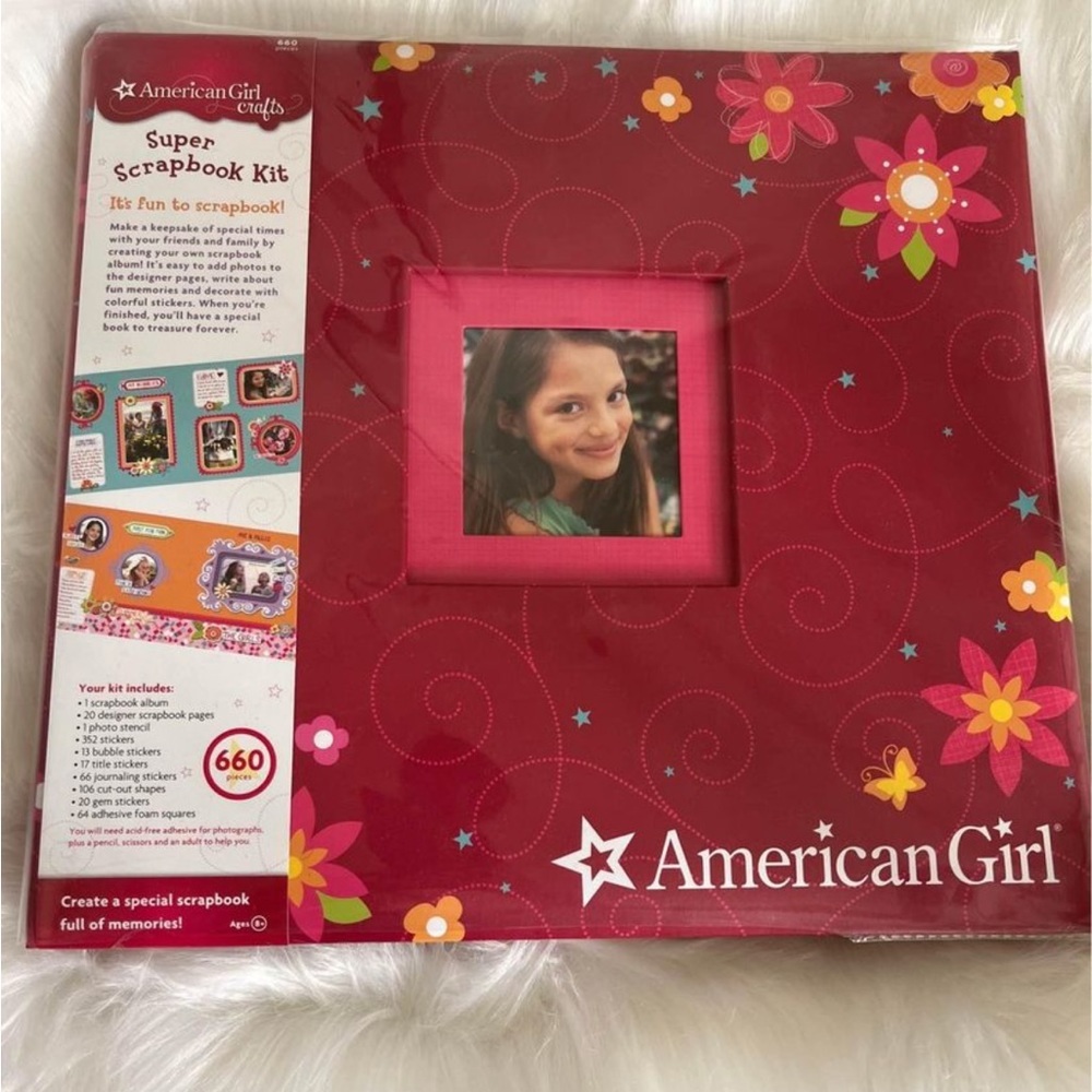 NWT American girl photo album scrapbook